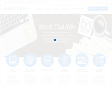 Tablet Screenshot of beezcontent.com